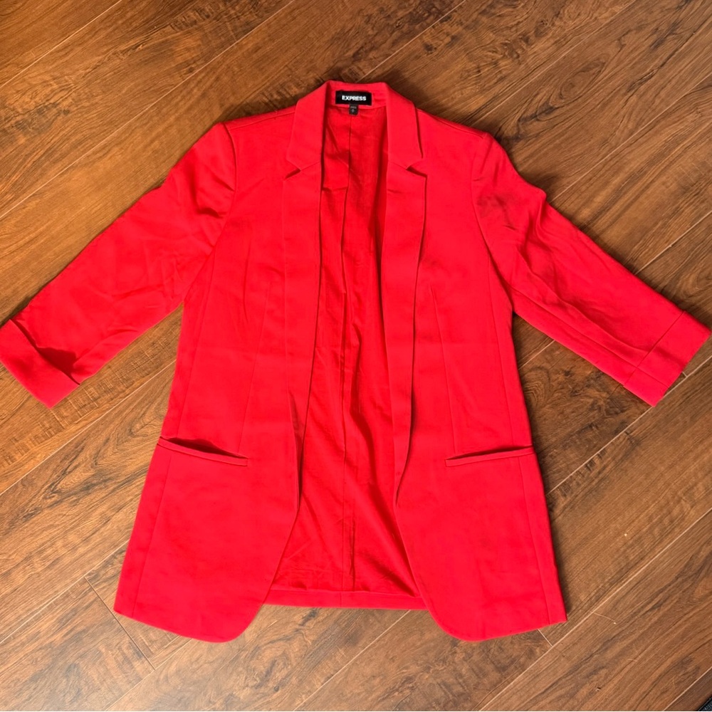 Express Vibrant Red Women's Blazer
